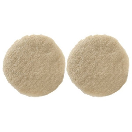 Wizards Products 12DA POLISHER WOOL BUFFING PAD, 2PK 11228